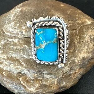 Gorgeous Blue Kingman Turquoise Sz 14 17467